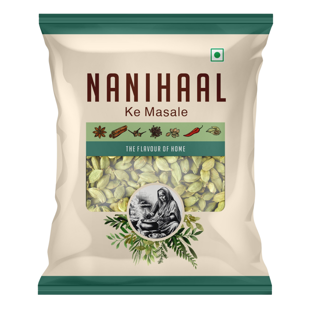 Nanihaal Green Cardamom ( Hari Elaichi)
